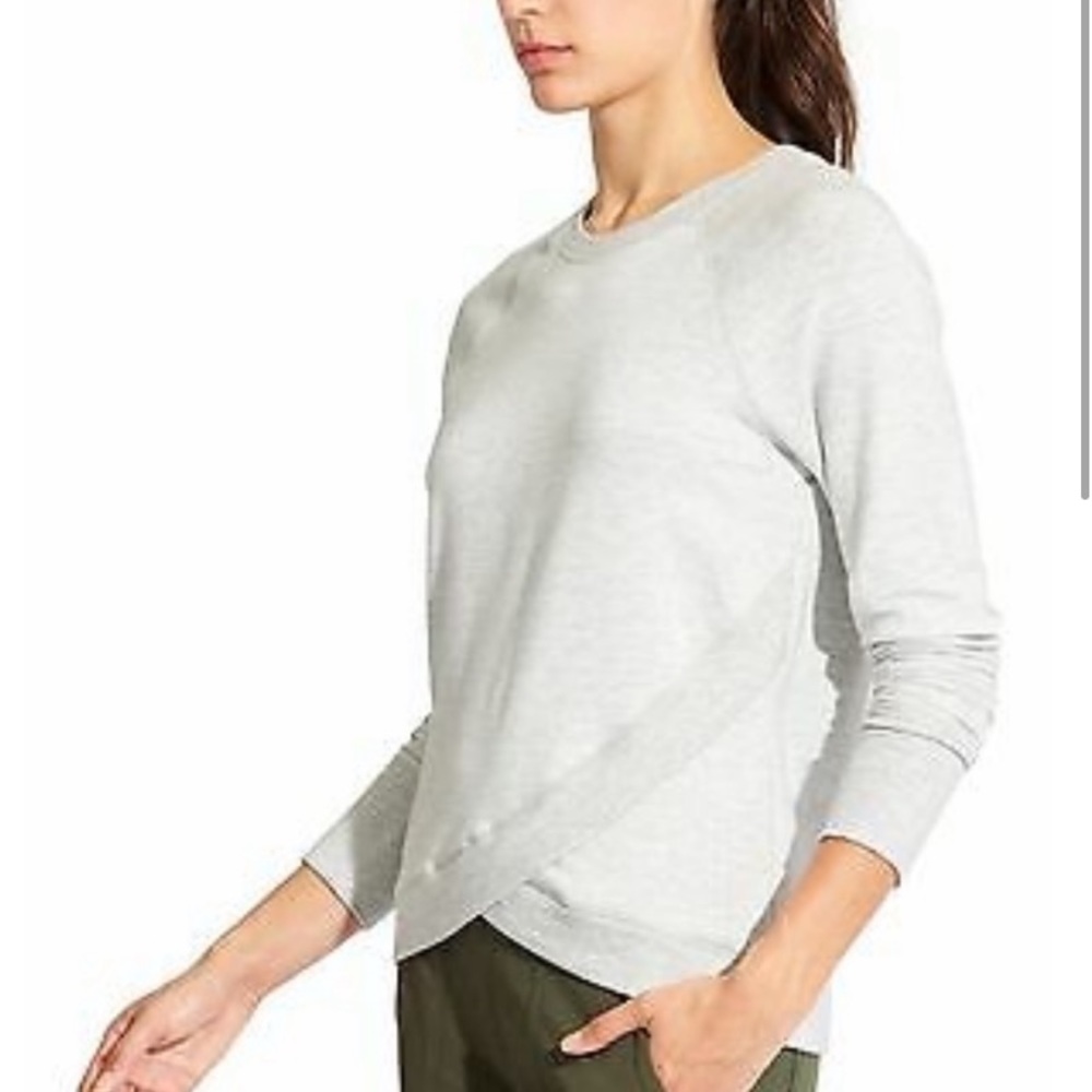 Athleta Lightweight Pullover Cross Cross Sweater - image 2
